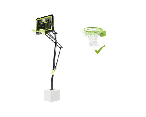 Basketkorg EXIT Galaxy med dunkring Black Edition markmonterad Basketkorg EXIT Galaxy med dunkring Black Edition markmonterad