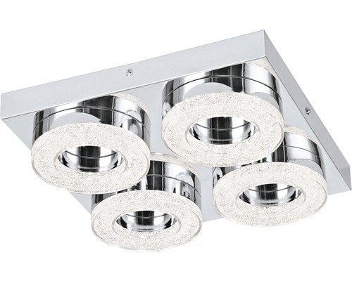 Taklampa med fyra runda belysningselement