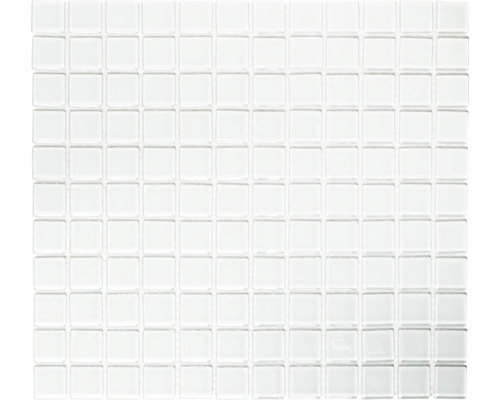 Mosaik glas CM 4040 vit 30,2x32,7 cm