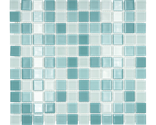 Mosaik glas Crystal grön blank CM 4114 30,2x32,7 cm Mosaik glas Crystal grön blank CM 4114 30,2x32,7 cm