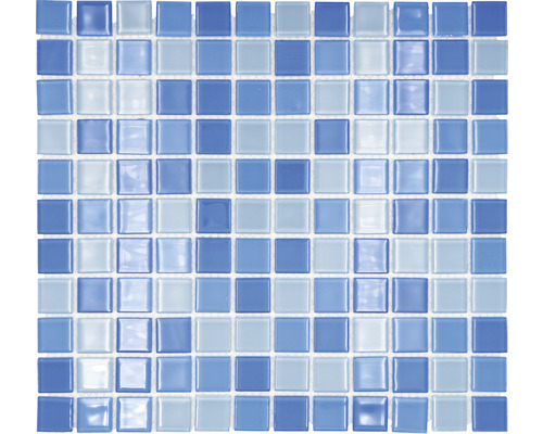 Mosaik glas CM 4222 ljusblå 30,2x32,7 cm