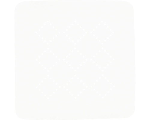 Fyrkantig badrumsmatta med prickmönster