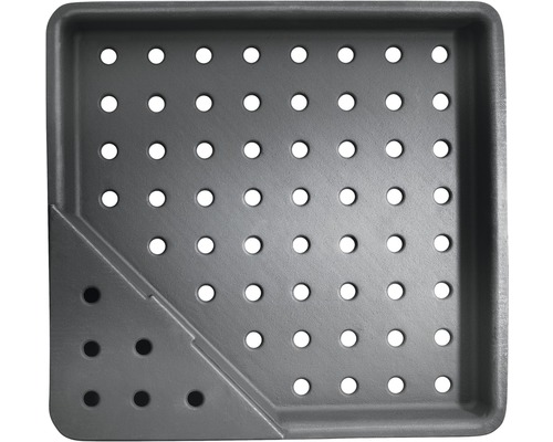 Auffångningsbricka av plast med hål