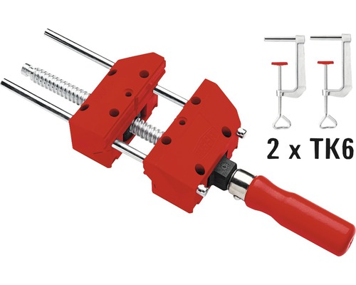Hörnklämma med två extra skruvklämmor TK6