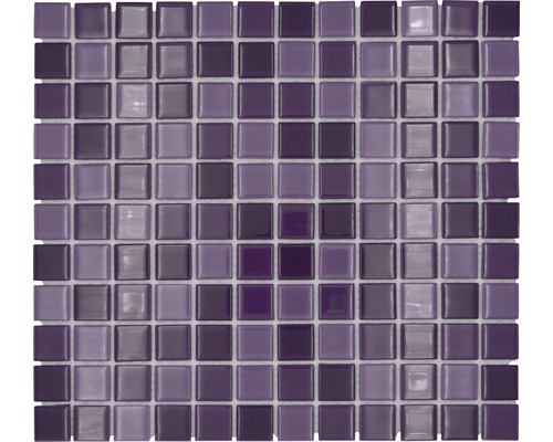 Mosaik glas CM 4888 mix lila 30,2x32,7 cm