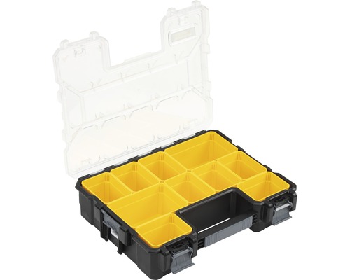 Sortimentskåp med fack och transparent lock