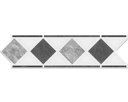 Bård Stengods marmor grå 6x20 cm