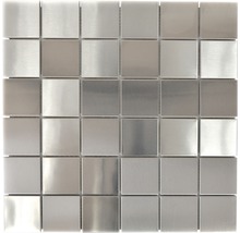 Fyrkantig mosaikplatta av metall