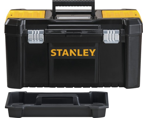 Verktygslåda i plast från Stanley med insats