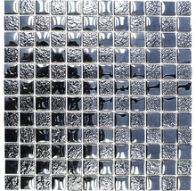 Mosaikplattor av glas och natursten