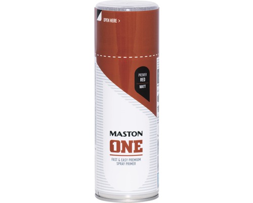 Sprayfärg MASTON One grundfärg röd 400ml