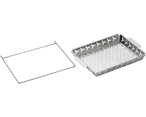 Grillinsats med grillgaller