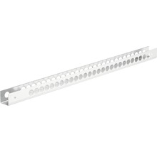 Perforerad C-profilskena av metall