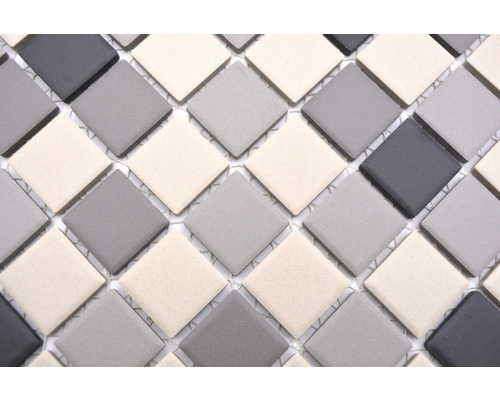 Mosaikplatta med kvadratiskt mönster