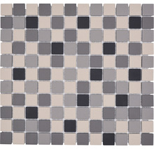 Mosaikplatta med fyrkantiga stenar