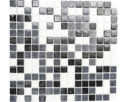 Glasmosaikplatta, kvadratisk