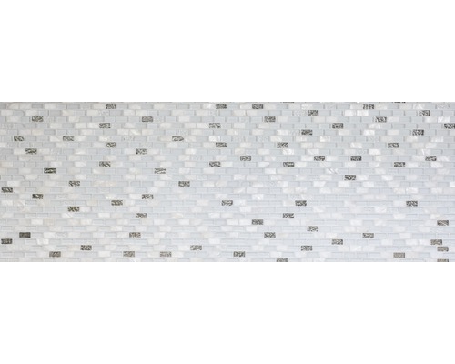 Ljus mosaikplatta med rektangulära element