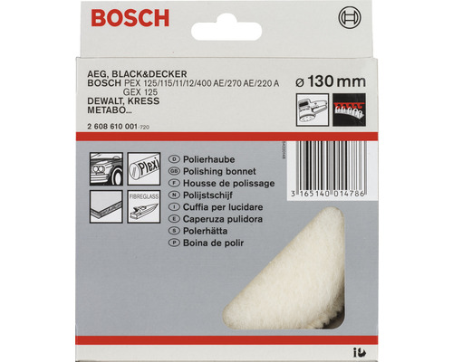 Bosch polerhätta 130 millimeter diameter