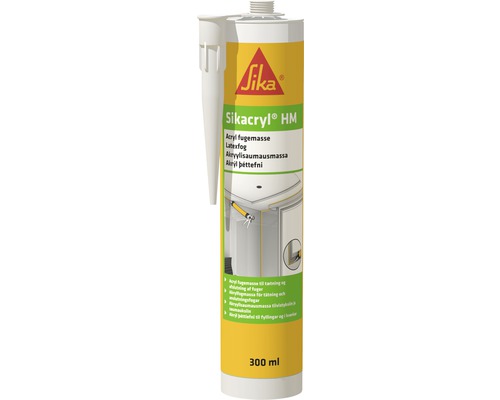 Latexfogmassa SIKA Sikacryl HM vit 300 ml