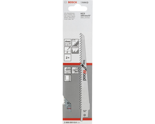 Bosch tigersågblad S 644 D för trä