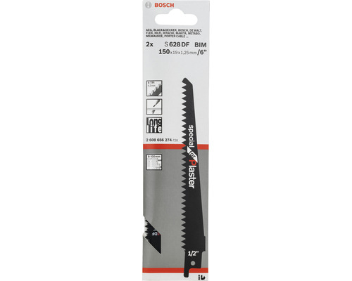 Bosch tigersågblad S 628 DF BIM, 150 millimeter, 2-pack