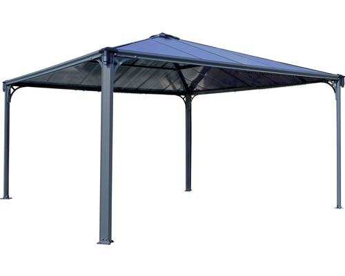 Paviljong med tak och ram