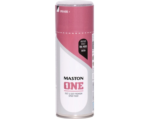 Sprayfärg MASTON One RAL 4033 satin violett 400ml Mastonsprayburk, ljungviolett, RAL 4003, sidenmatt