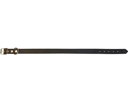 Halsband läder 2,2x60cm mörkbrun-0