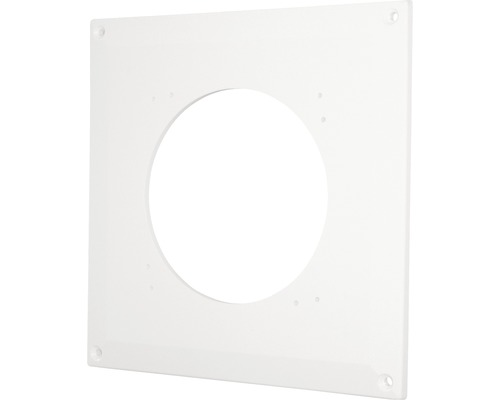 Fyrkantig väggplatta med cirkulär utskärning