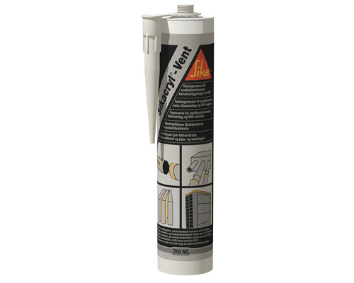 Plåtrörsfogmassa SIKA Sikacryl Vent 310ml