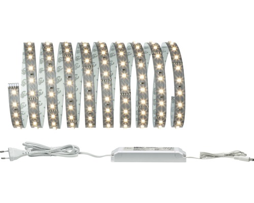 LED Stripe PAULMANN MaxLED 500 1650lm 2700K 24V 3m silvergrå