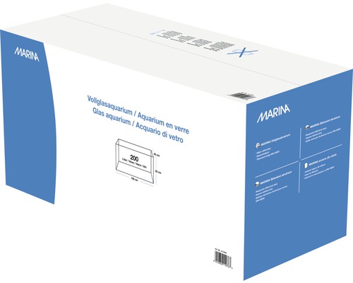 Marina akvarium förpackning, 200 liter