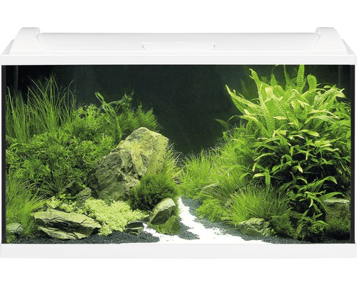 Akvarium EHEIM aquaproLED 126 inkl. LED-belysning, filter, värmare, termometer, håv vit