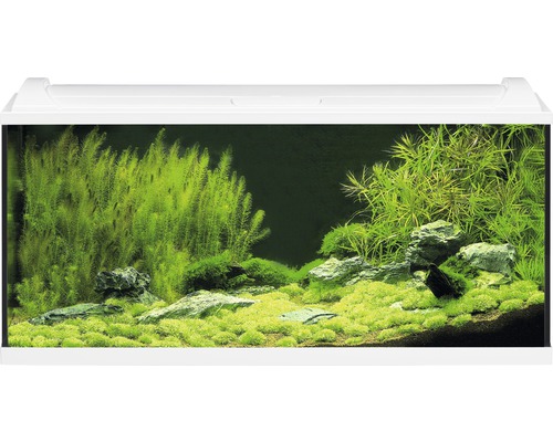 Akvarium EHEIM aquaproLED 180 inkl. LED-belysning, filter, värmare, termometer, håv vit