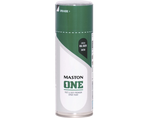 Sprayfärg MASTON One RAL 6029 satin grön 400ml-0