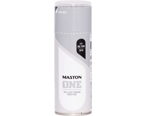 Sprayfärg MASTON One RAL 7040 satin grå 400ml-0