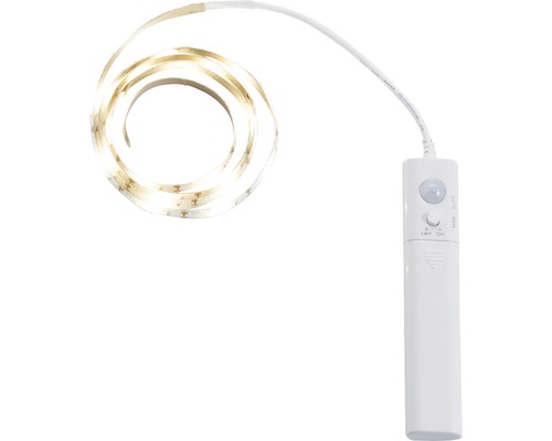 LED Stripe batteridriven 6V med rörelsesensor 130lm 4000K 30 LED-lampor IP20 1m LED-strip med rörelsesensor för inomhusbruk