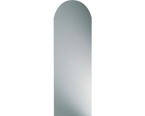 Rektangulär spegel med rundad ovansida