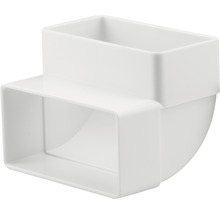 Rektangulär kanalbåge av plast