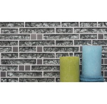 Mosaik glas XCM MV728 mix gröngrå 29,8x30,4 cm