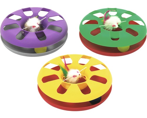 Kattleksak KARLIE Kitty-Roundabout 24cm sorterade färger Kattleksak KARLIE Kitty-Roundabout 24cm sorterade färger