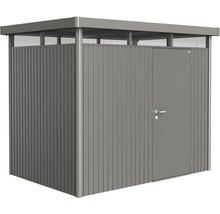 Redskapsbod BIOHORT HighLine H2 standarddörr 275x195cm kvartsgrå-metallic