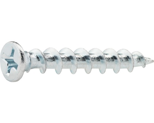 Elmontageskruv GRABBER 5,0x32mm förzinkad C1 250-pack EMS32K Spånskruv med linshuvud och kryssgrepp