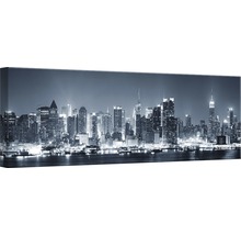 Skyline av New York som väggmålning