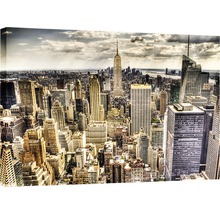 Canvasbild med utsikt över New Yorks skyline