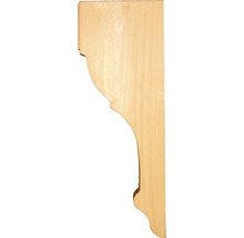 Träkonsol med ornament
