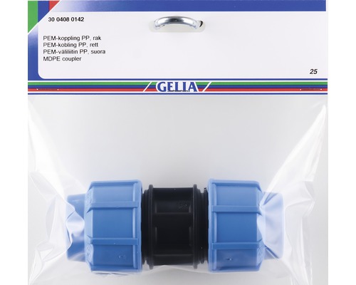 MDPE-koppling i förpackning