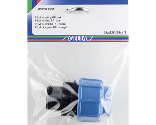 PEM-rörkoppling PP, rak