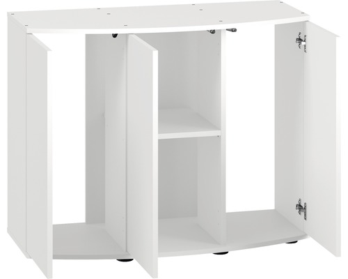 Akvariumskåp med två dörrar och en hylla