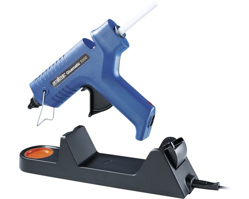 Limpistol STEINEL Gluematic 5000 inkl. 5x Ultra Power limstift och munstycke långt Smältlimpistol med laddstation